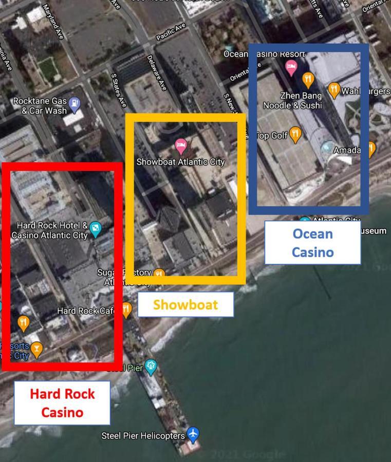 Apartment Two Adjacent Spacious Cozysuites On The Boardwalk Atlantic City